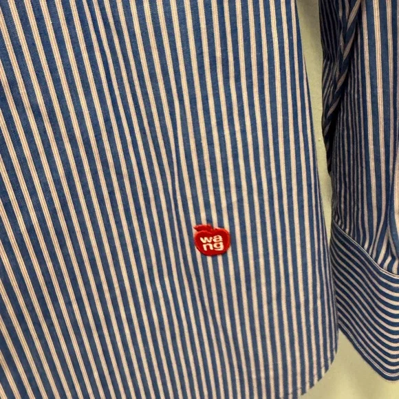 ALEXANDER WANG POPLIN STRIPE OVERSIZED LONG SLEEVE - Picture 4 of 4